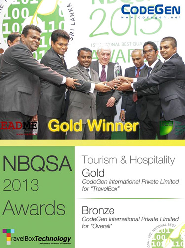 NBQSA Awards for CodeGen 2013