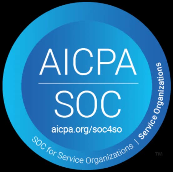 SOC 2 Type II AICPA certification badge