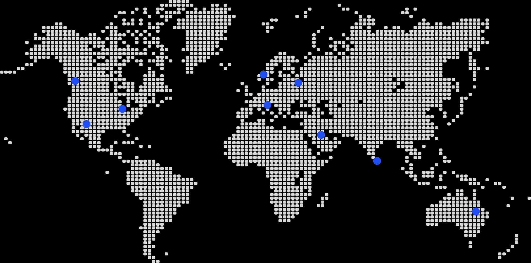Map of CodeGen's global reach