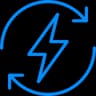 Renewable energy cycle icon