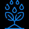 Plant irrigation icon