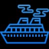 Cruise ship icon