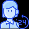24/7 virtual agent icon