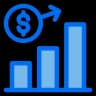 Revenue growth icon