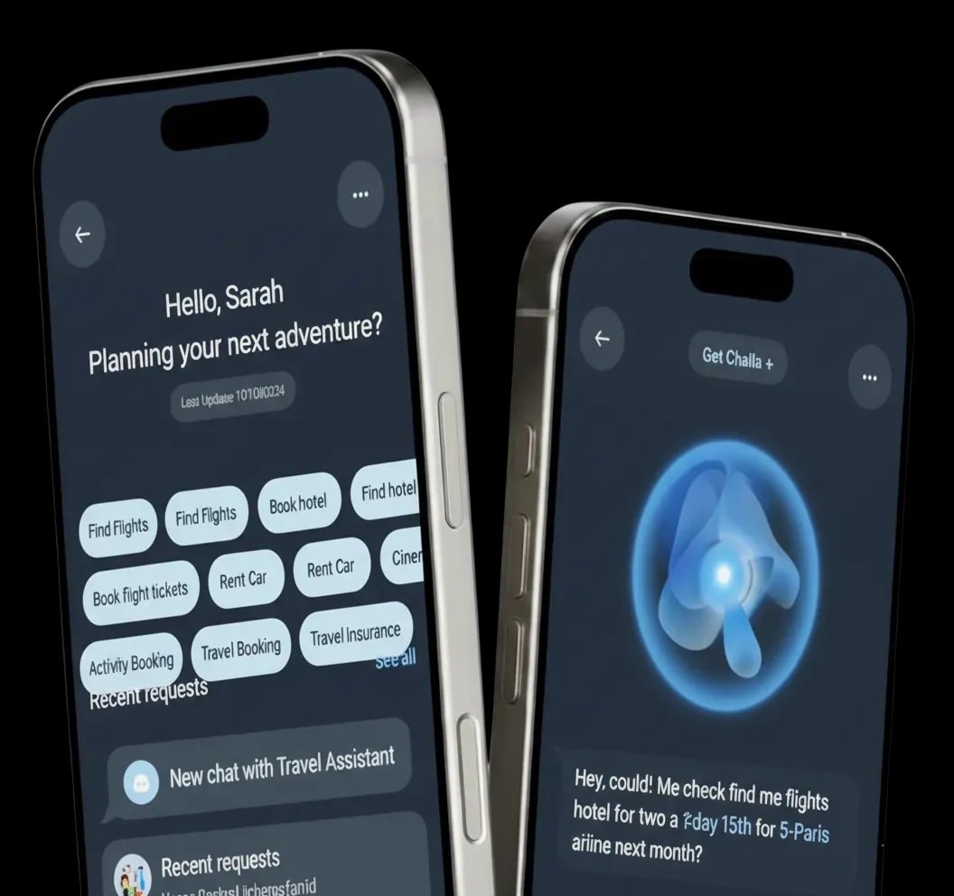 ChatGPT-Oberfläche von TravelBox AI